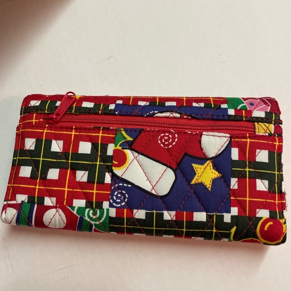 Christmas Wallet, New with Tags, Tri-folding, multi compartment, Quilted… - Picture 2 of 7